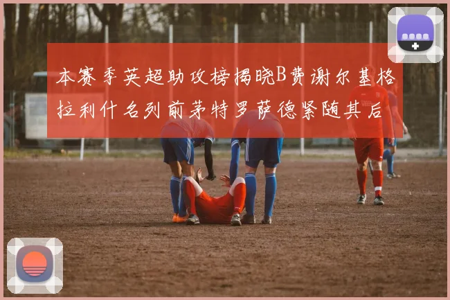本赛季英超助攻榜揭晓B费谢尔基格拉利什名列前茅特罗萨德紧随其后